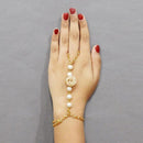 Apurva Pearls Pearl Chain Hand Harness - 1503131