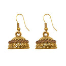 The99Jewel Zinc Alloy Gold Plated Stone Jhumki Earring - 1307505I