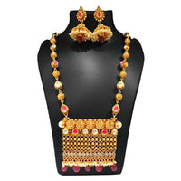 Real Creation AD Stone Copper Necklace Set - FBB0005E