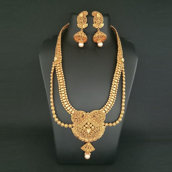 Bhavi AD Stone Copper Necklace Set - FBB0036A