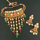 Real Creation Kundan Copper Necklace Set - FBB0084A