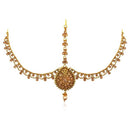 Real Creation AD Stone Copper Maang Tikka - FBB0104
