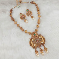 Real Creation AD Stone Copper Necklace Set - FBB0146A
