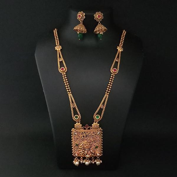 Real Creation AD Stone Copper  Necklace Set - FBB0168B