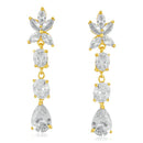 Suhagan AD Stone Gold Plated Dangler Earrings - FBE0009