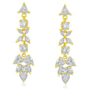 Suhagan Gold Plated AD Stone Dangler Earrings - FBE0020