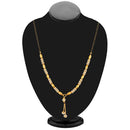 Umiyaji Gold Plated Stone Black Beads Mangalsutra - FBG0003