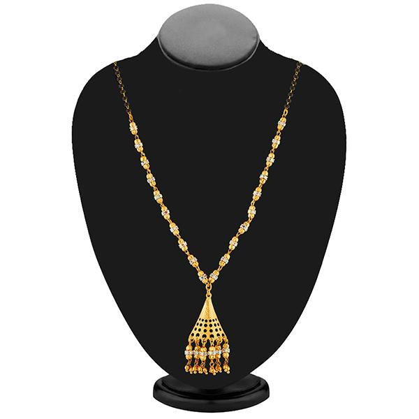 Umiyaji Black Beads Gold Plated Stone Mangalsutra - FBG0005