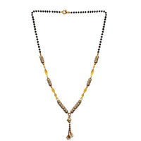 Umiyaji Gold Plated Stone Black Beads Mangalsutra - FBG0011