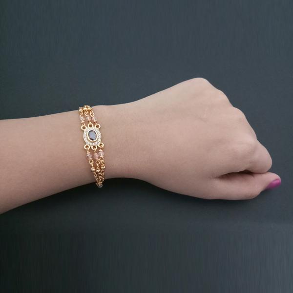 Umiyaji Gold Plated Austrian Stone Bracelet - FBG0019A