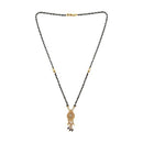 Kriaa White Austrian Stone Gold Plated Mangalsutra