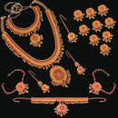 Shubham Pota Stone Copper Bridal Jewellery Set - FBK0012