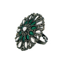 Etnico Silver-Plated Adjustable Ring (Women) - FL195G