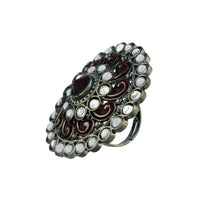 Etnico Silver-Plated Adjustable Ring (Women)