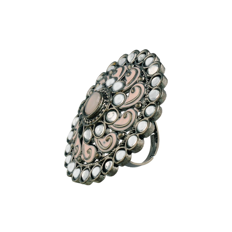 Etnico Silver-Plated Adjustable Ring (Women)