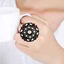 Etnico Silver-Plated Adjustable Ring (Women)