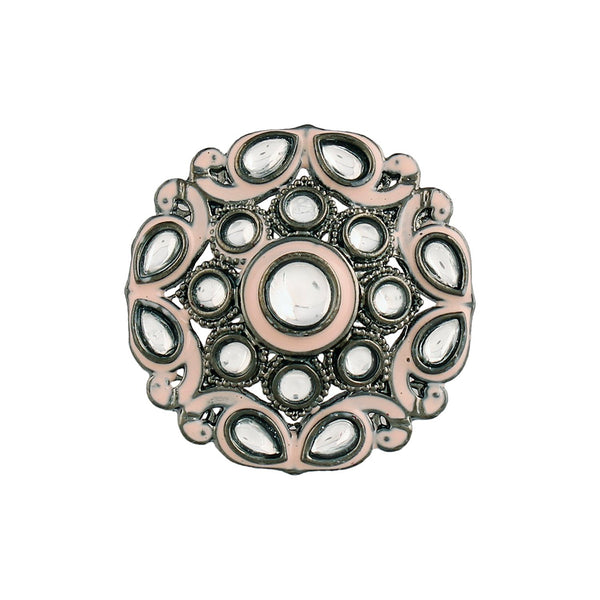 Etnico Silver-Plated Adjustable Ring (Women)