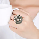 Etnico Silver-Plated Adjustable Ring (Women)