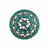 Etnico Silver-Plated Brass Adjustable Ring (Women)