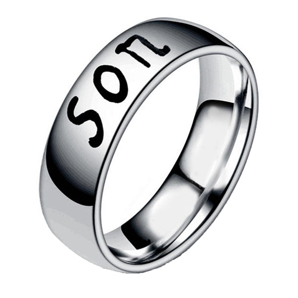 Mahi Rhodium Plated Exclusive Casual Designer Finger Ring For Son