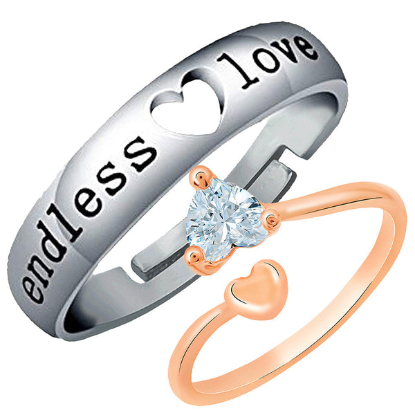 Bhavi Jewels  Adjustable Couple Ring