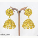 Mahavir Gold Plated Jhumki Earrings