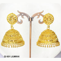 Mahavir Gold Plated Jhumki Earrings