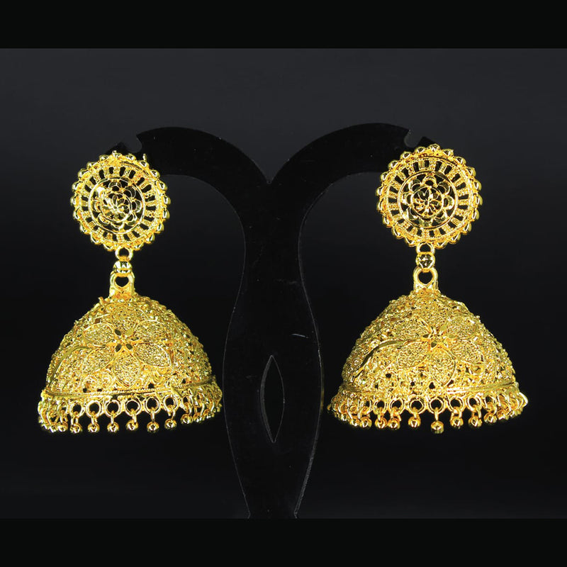 Mahavir Forming Gold Plated Jhumki Earrings - GI JUMKHI 659
