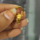 Gautam Jewellery Gold Plated Pack Of 50 Bali Hoop Earrings -GJEAR06