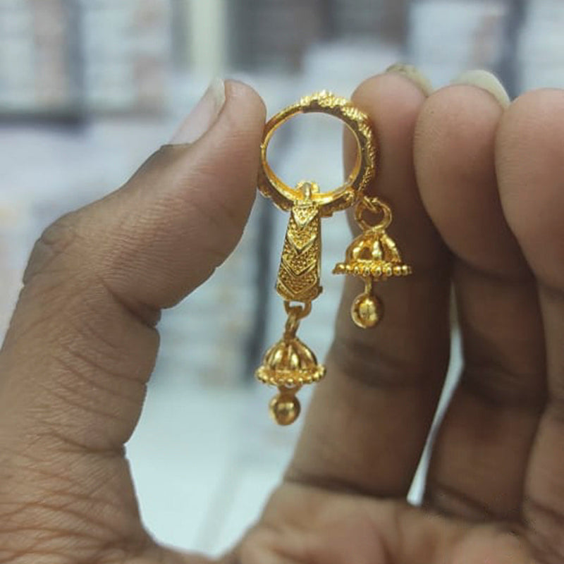 Gautam Jewellery Gold Plated Pack Of 50 Bali Hoop Earrings -GJEAR19