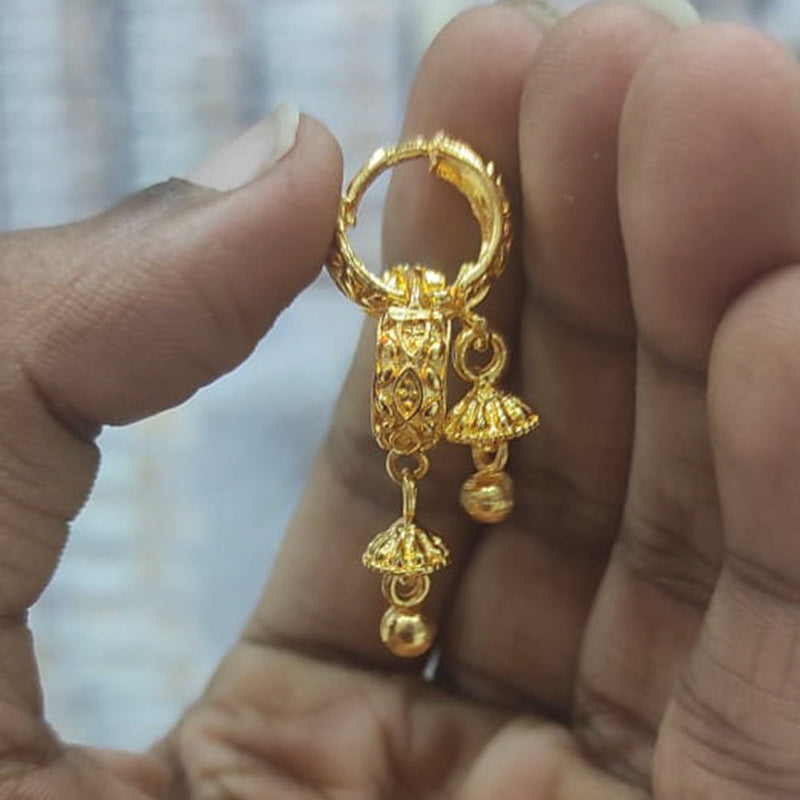 Gautam Jewellery Gold Plated Pack Of 50 Bali Hoop Earrings -GJEAR21