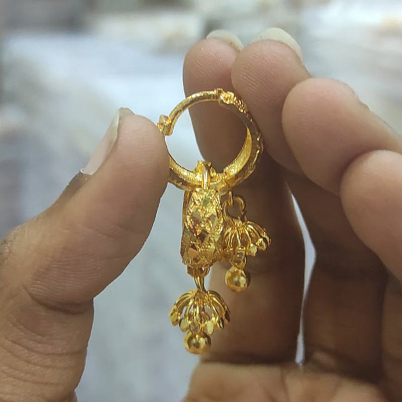 Gautam Jewellery Gold Plated Pack Of 50 Bali Hoop Earrings -GJEAR26