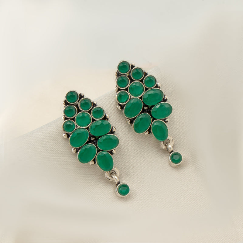 Nipura Green Floret Bloom Danglers