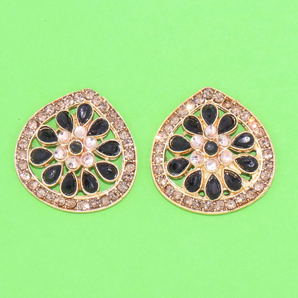 Corbeda Fashion Gold plated Assorted Color Stud Earrings