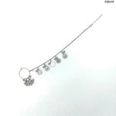 Heera Jewellers Oxidised Silver Plated Nose Ring - HJACC167