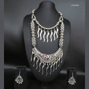 Heera Jewellers Navratri Special Oxidised Stylish Necklace Set