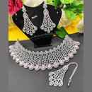 Heera Jewellers American Diamond Stylish Fancy Necklace Set