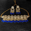 Heera Jewellers Gold Plated Mirror  & Beads Necklace Set