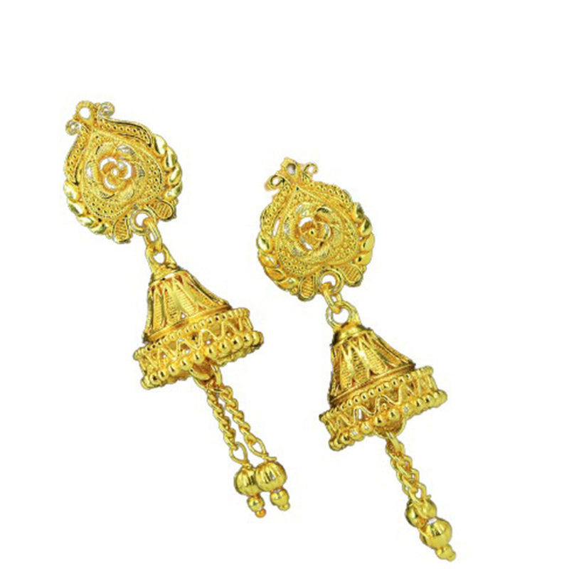 Mahavir Gold Plated Jhumki Earring