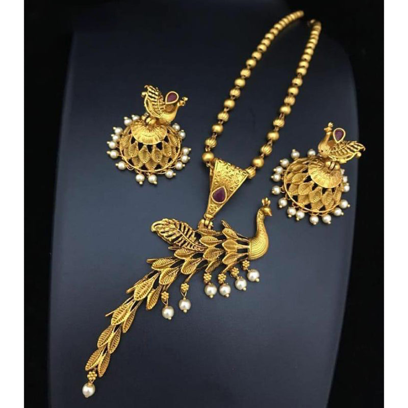 India Art Gold Plated Necklace Set