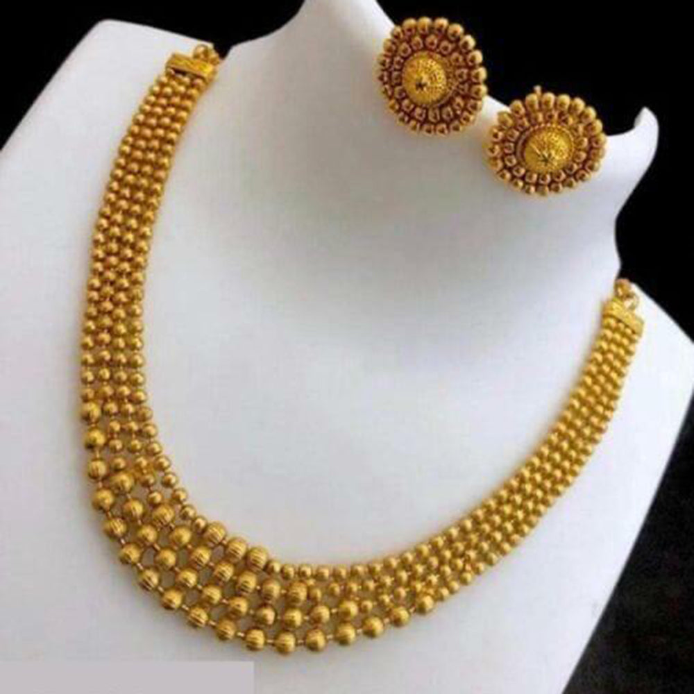 India Art Gold Plated Necklace Set