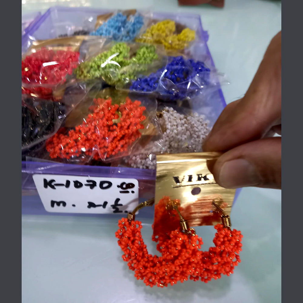 Viky Mix  Color  Hoop Earrings