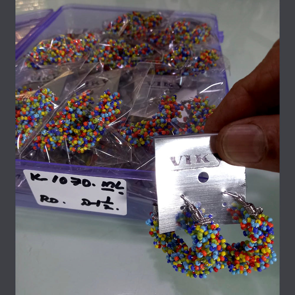 Viky Multi Color Hoop Earrings