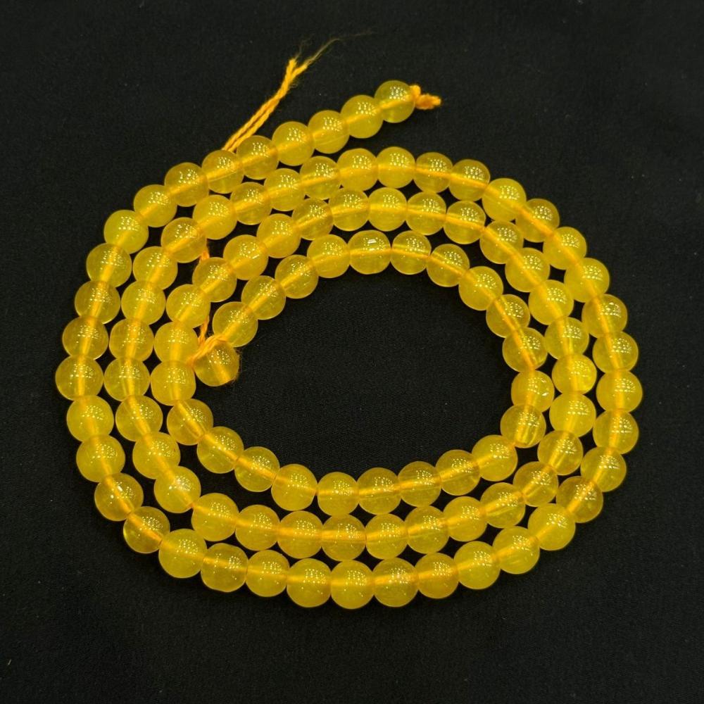 8 mm / Round / Yellow