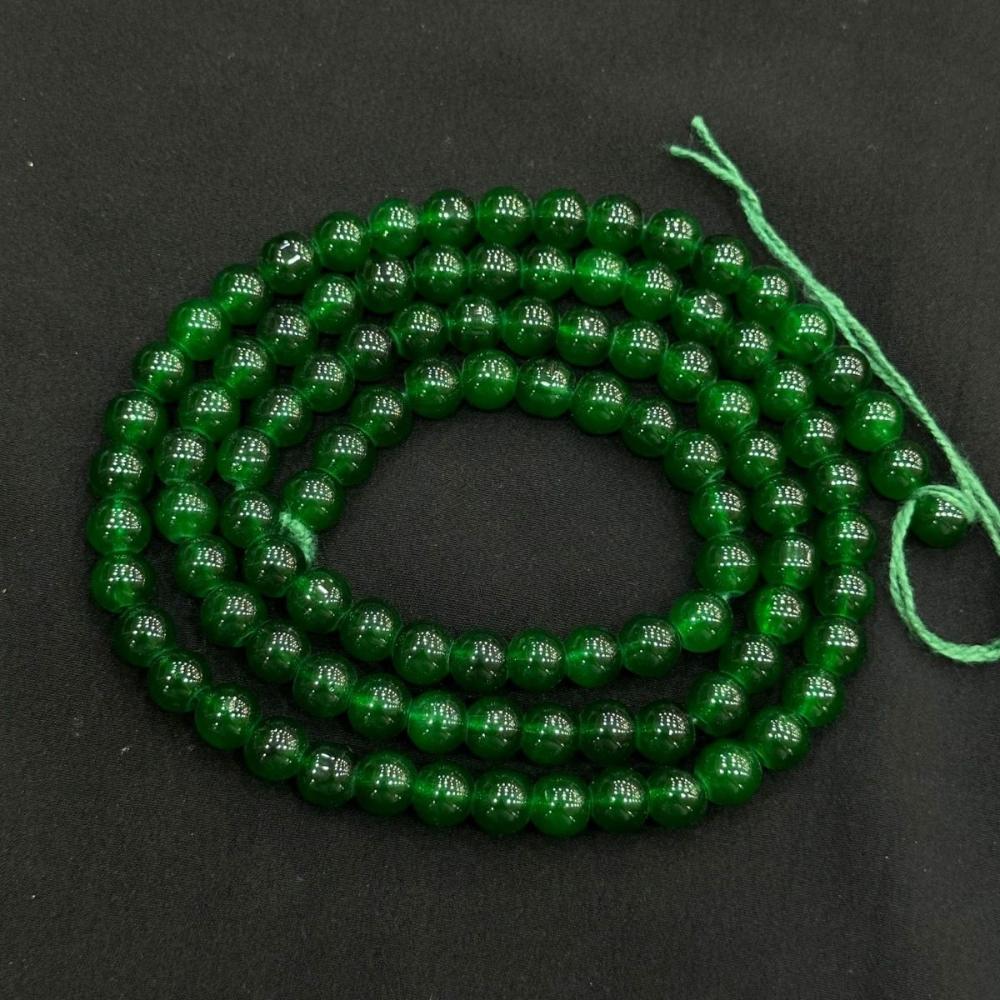 8 mm / Round / Green