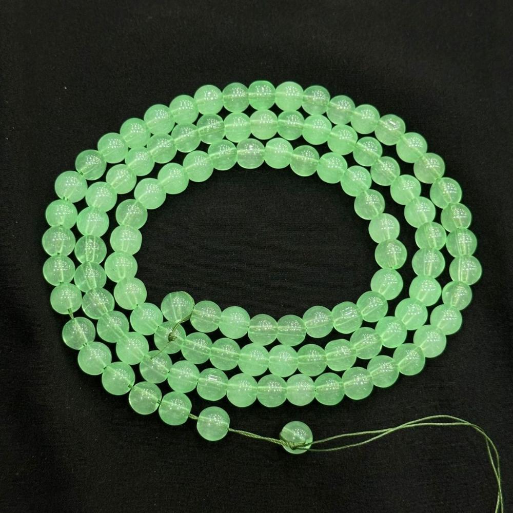 8 mm / Round / Light Green