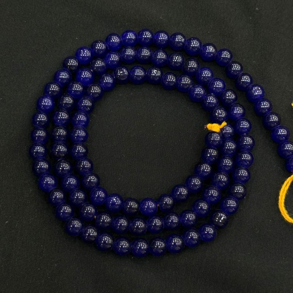 8 mm / Round / Dark Blue