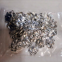 Kriaa DIY Oxidised Casting Metal Elephant Charms Charms / Locket / Pendants ( 100/500 Grams)