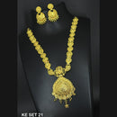 Mahavir Forming Gold Necklace Set  - KE SET 21