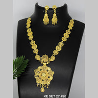 Mahavir Forming Gold Necklace Set  - KE SET 27